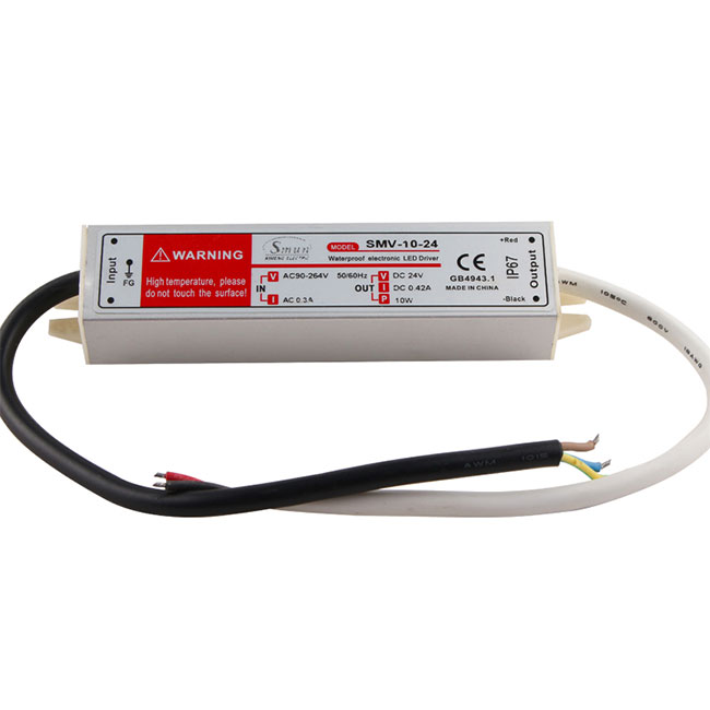 Driver LED con uscita SMV-10 a tensione costante da 10 W 12 V/15 V/24 V