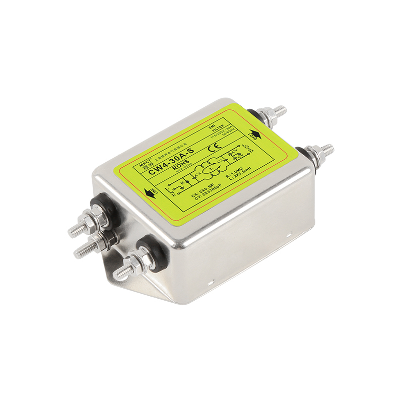 Collegamento a bullone Monofase CA 220 V Purificazione EMI CW4-3A/6A/10A/20A/30A/40A-S Filtro di alimentazione