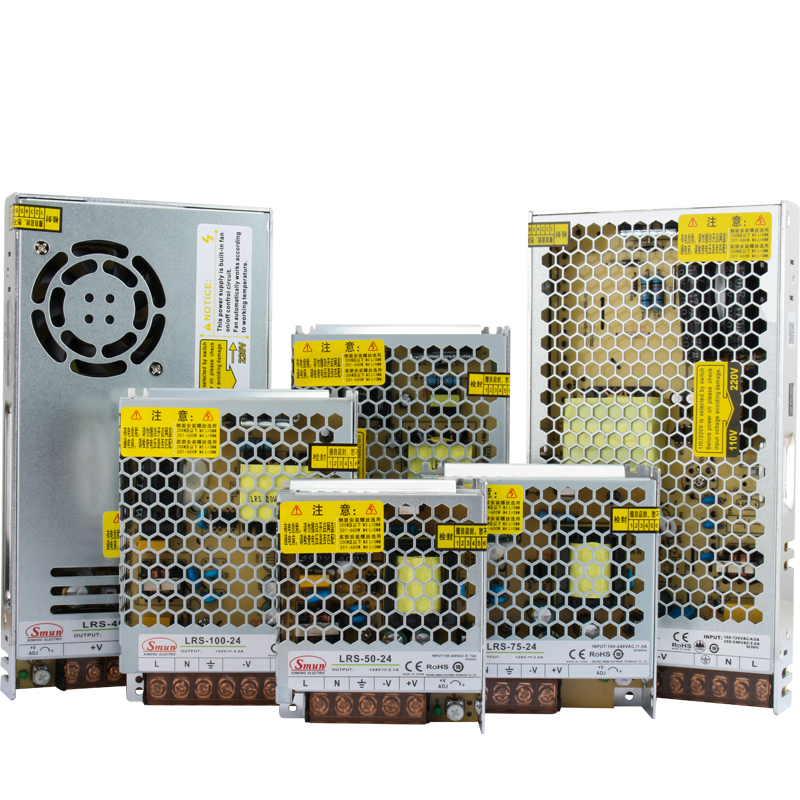 Alimentatore switching con custodia sottile serie LRS da 35 W a 600 W 