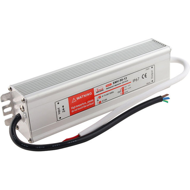 DRIVER LED SMV-60 60W impermeabile IP67 12V/15V/24V/36V/48V