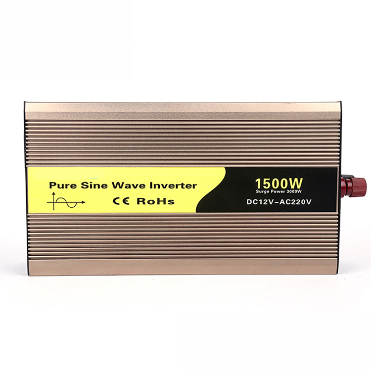 Invertitore veicolare a onda sinusoidale pura da 1500 W 12 V CC/220 V CA 50/60 Hz 