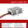 Driver step down convertitore CC-CC impermeabile non isolato da 60 V a 12 V 5 A 10 A 15 A 20 A