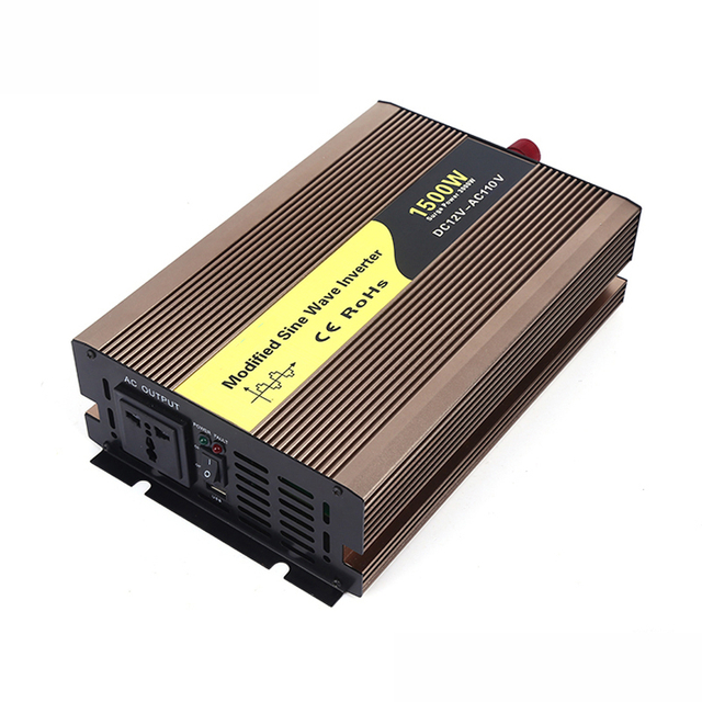 Convertitore USB per auto modificato da 1500 W DC12V/24V/48V a 110VAC/220VAC