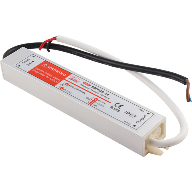 SMV-20 Alimentatore impermeabile a tensione costante 12V/15V/24V 20W IP67