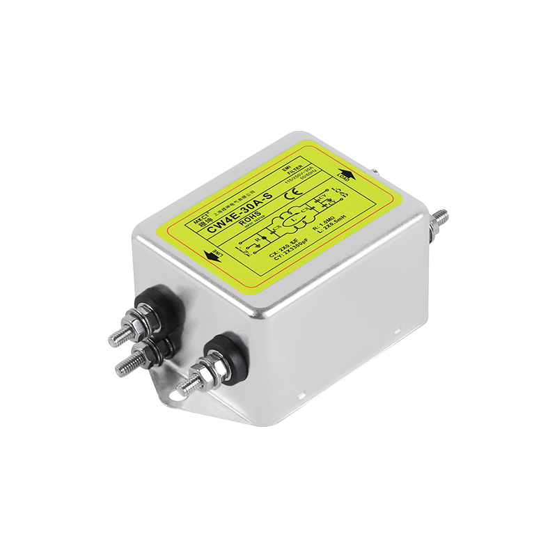 Collegamento a bullone Monofase CA 220 V Purificazione EMI CW4-3A/6A/10A/20A/30A/40A-S Filtro di alimentazione