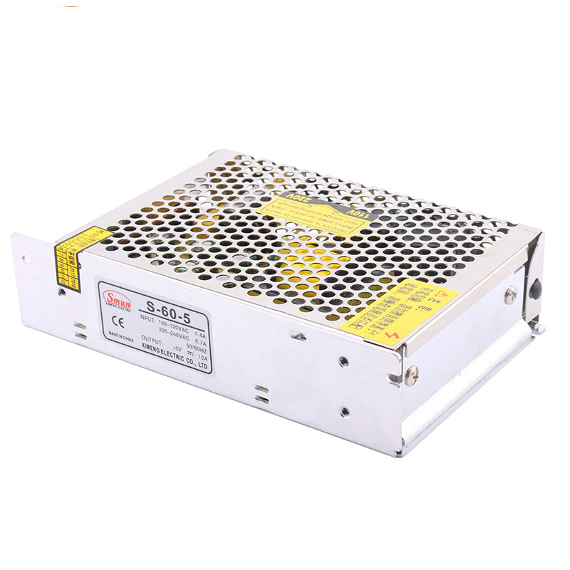 S-60 Alimentatore a commutazione 60W 5V/12V/15V/24V/36V/48V per striscia luminosa a LED