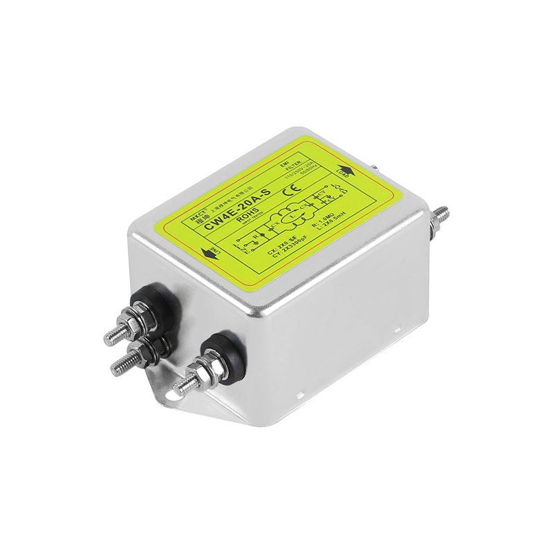 Collegamento a bullone Monofase CA 220 V Purificazione EMI CW4-3A/6A/10A/20A/30A/40A-S Filtro di alimentazione