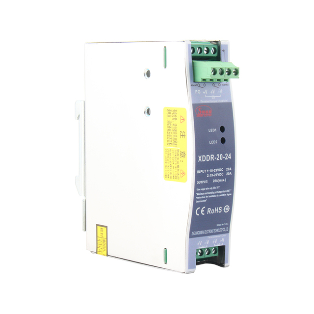 XDDR-20/DRDN-20 12V/24V/48V 20A Din Rail Tipo di ridondanza Modulo Supporto 1+1 e N+1 Sistema di ridondanza