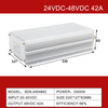 Convertitore DC-DC step-up impermeabile non isolato da 24 V CC a 48 V CC da 3 A a 42 A per auto da golf