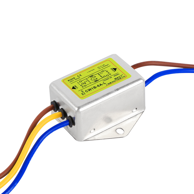 CW1B-1A/3A/6A/10A-L Filtro di alimentazione EMI monofase di tipo in linea 115/250 V CA