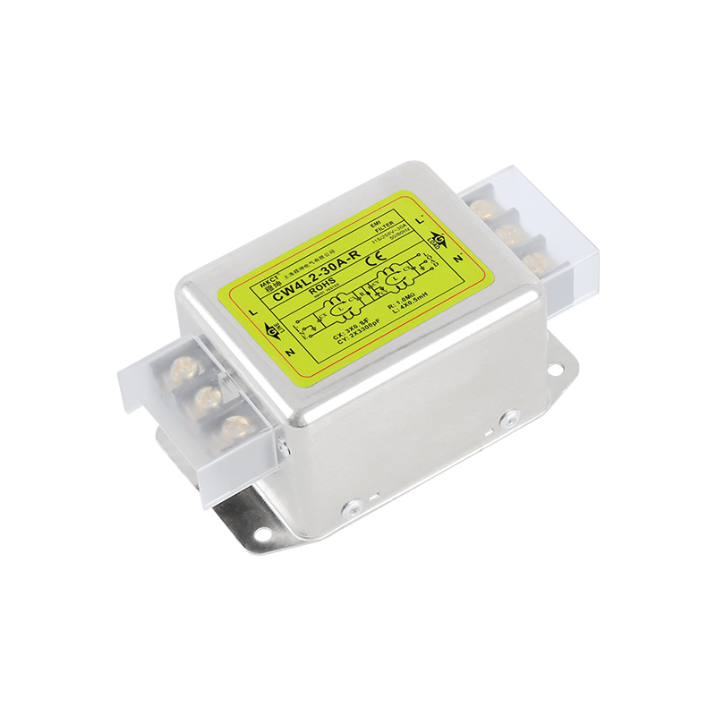 Collegamento alla morsettiera Filtro EMI monofase e trifase da 10 A/20 A/30 A