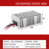 Convertitore CC-CC buck IP68 impermeabile non isolato da 12 V/24 V CC a 5 V CC da 3 A a 60 A 