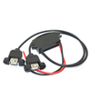 Convertitore DC-DC non isolato da 12V/24VDC a 5VDC 3A con doppia USB