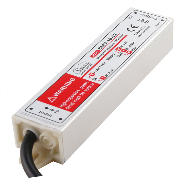 Driver LED con uscita SMV-10 a tensione costante da 10 W 12 V/15 V/24 V