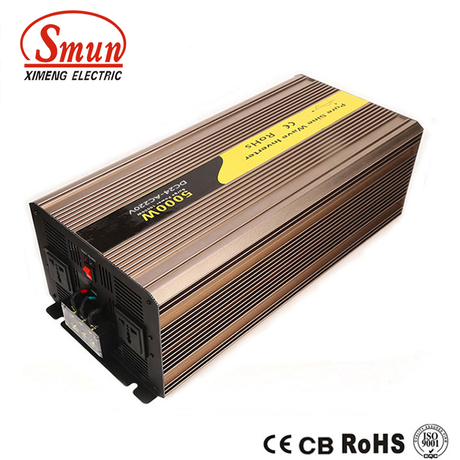 Inverter a onda sinusoidale pura da 5.000 W – Da CC 12 V/24 V/48 V a CA, picco di 10.000 W, efficienza al 90%