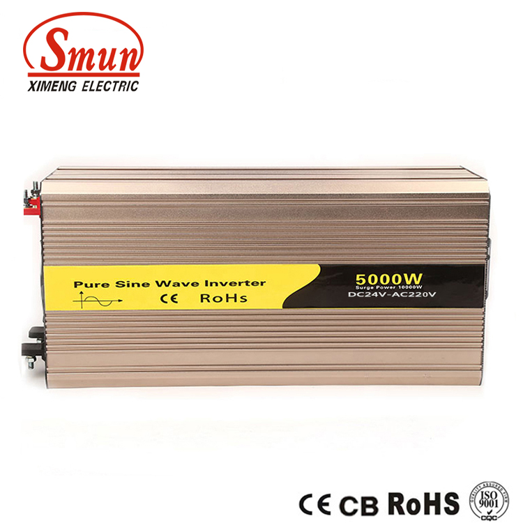 Inverter a onda sinusoidale pura da 5.000 W – Da CC 12 V/24 V/48 V a CA, picco di 10.000 W, efficienza al 90%