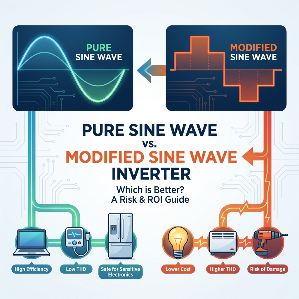 Onda sinusoidale pura vs inverter sinusoidale modificato: quale è meglio