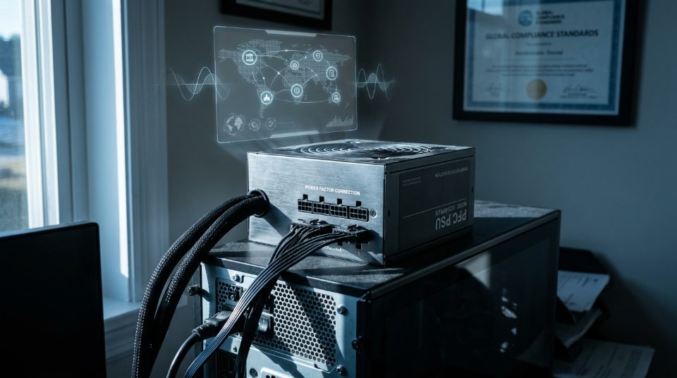 Conformit&agrave; agli standard di conformit&agrave; globali con un alimentatore con correzione del fattore di potenza